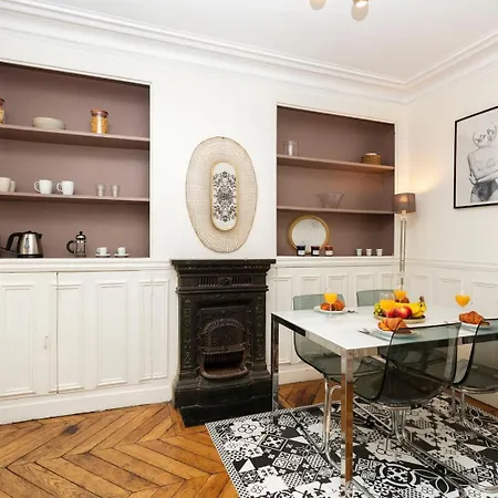 Bnbnook - Elegant 1br With Balcony Near Notre-dame Apartment *